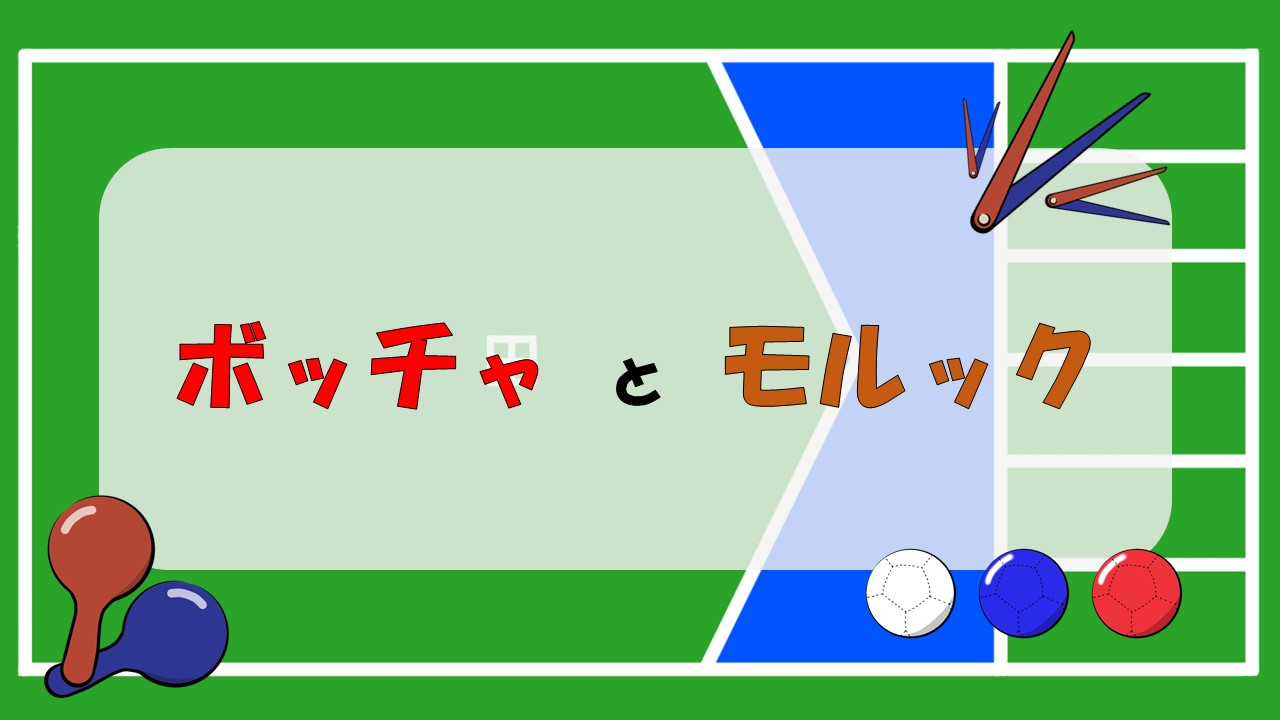 ボッチャやってるならモルックも楽しめるよ！モルックでボッチャ ...